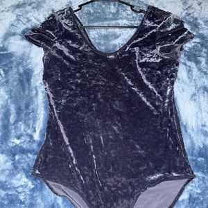 American eagle velvet bodysuit